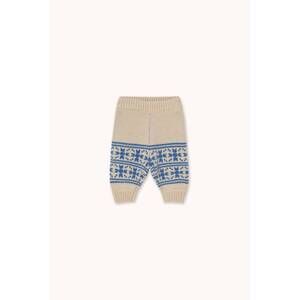 NEW TINYCOTTONS kid's snow knitted pant in vanilla